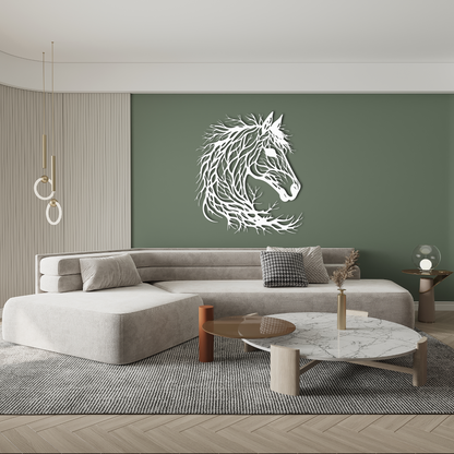 🐎 Wild Horse Metal Wall Art