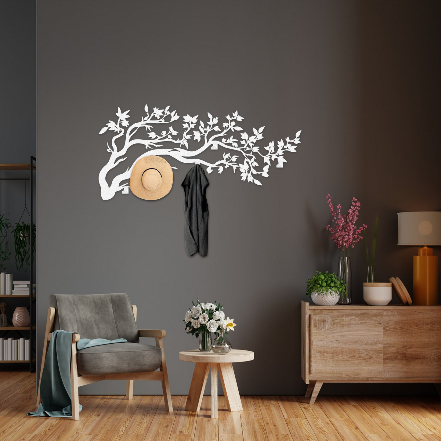 Tree Branch Metal Wall Hook