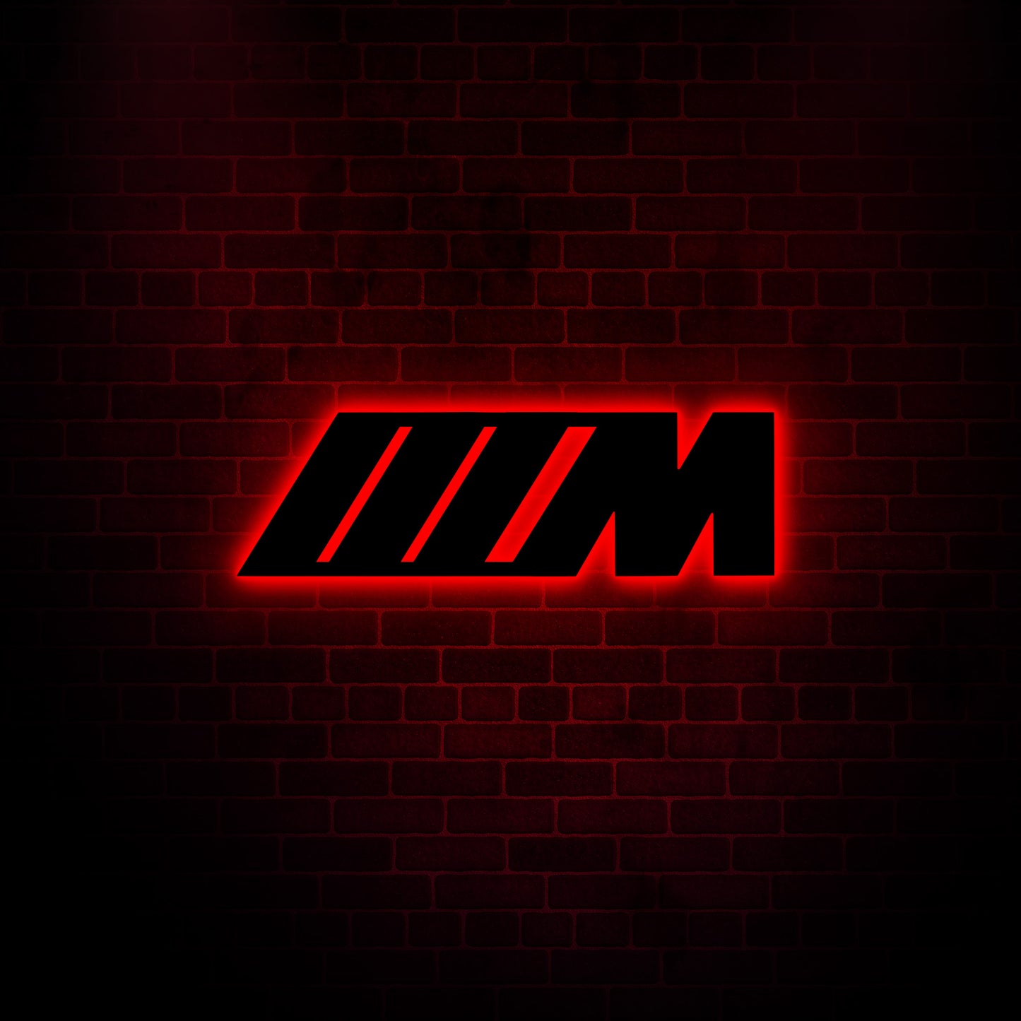 M Power Metal Wall Decor