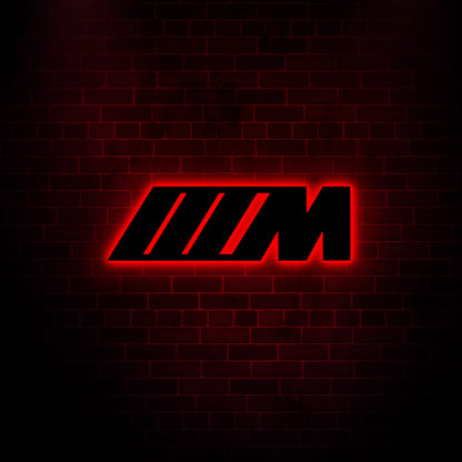 M Power Metal Wall Decor