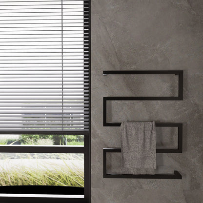 Modern Geometric Metal Towel Rack