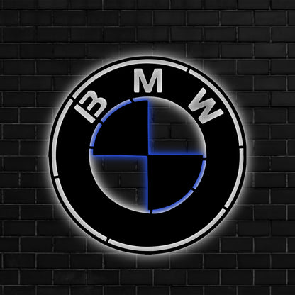 BMW Metal Wall Decor