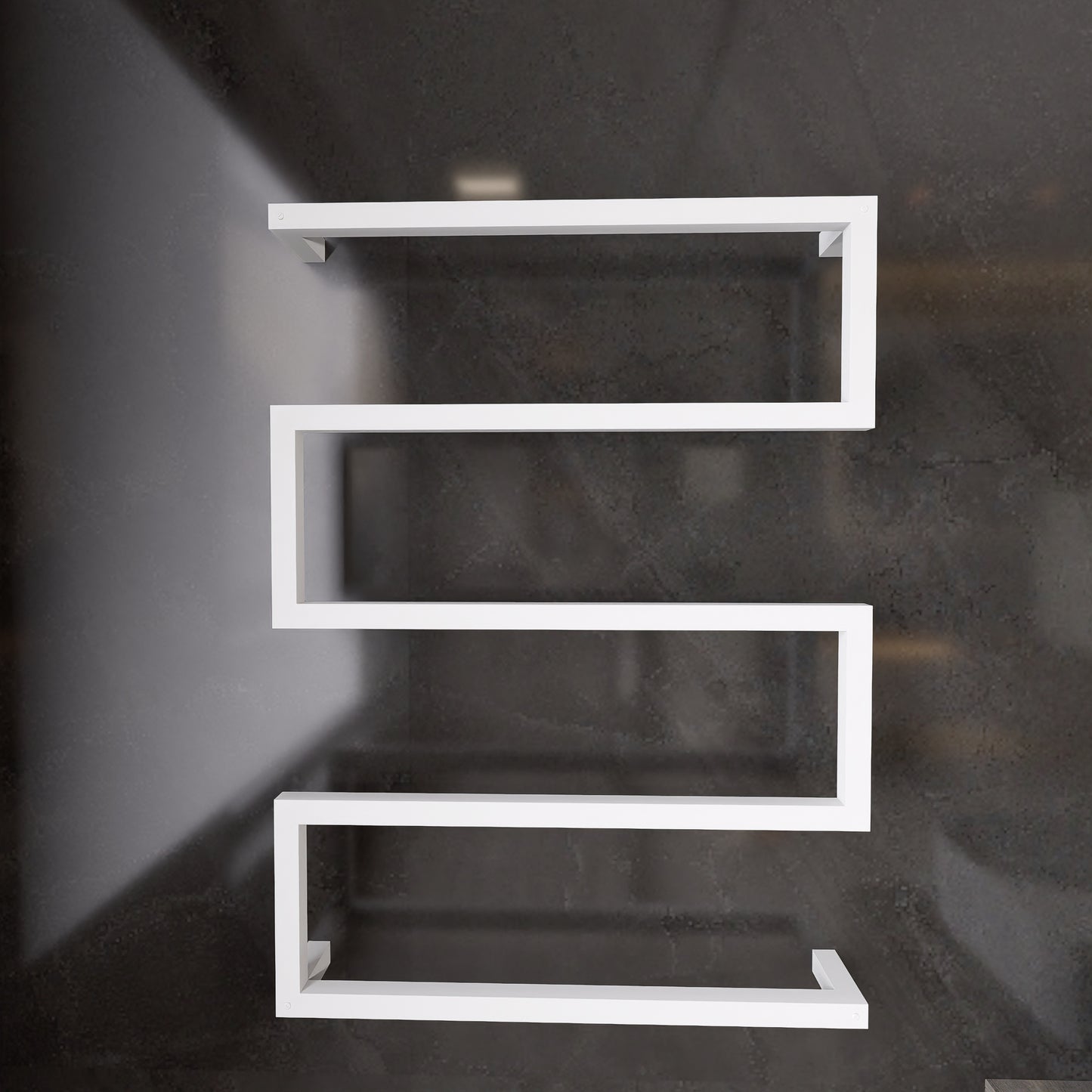 Modern Geometric Metal Towel Rack