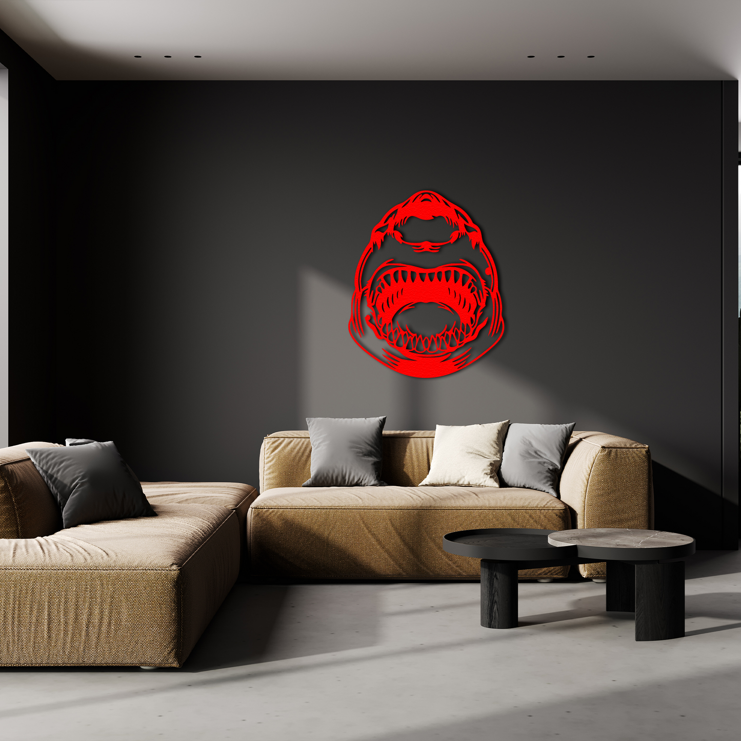 Shark Metal Wall Art – Ocean Inspired Modern Home Decor