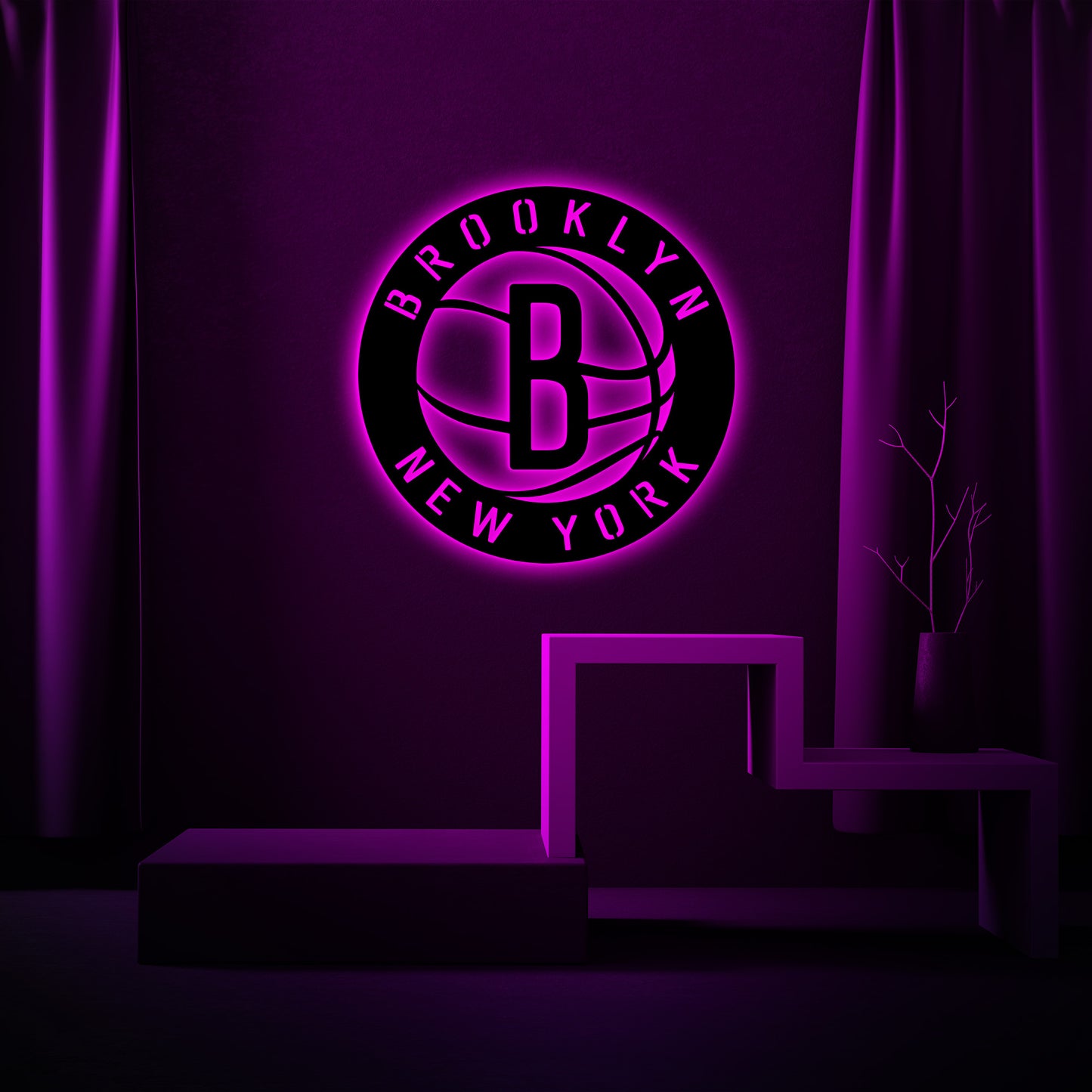 Brooklyn New York Metal Wall Decor