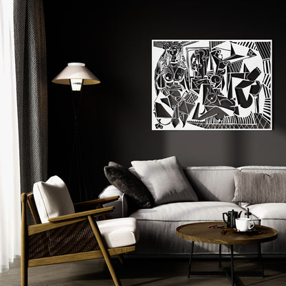 Modern Luxury Metal Wall Decor, Mid Century Wall Art, Abstract Metal Wall Sculpture, Above Bed Decor, Living Room Decor, Geometric Wall Art