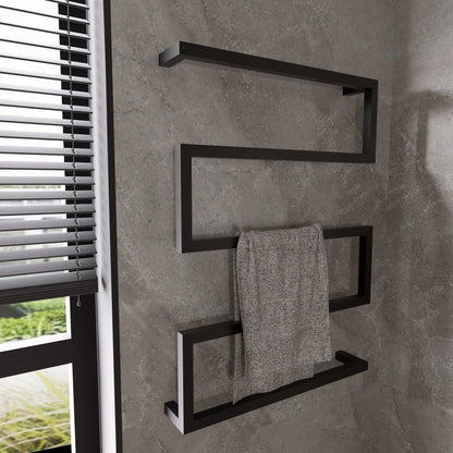 Modern Geometric Metal Towel Rack