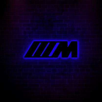 M Power Metal Wall Decor