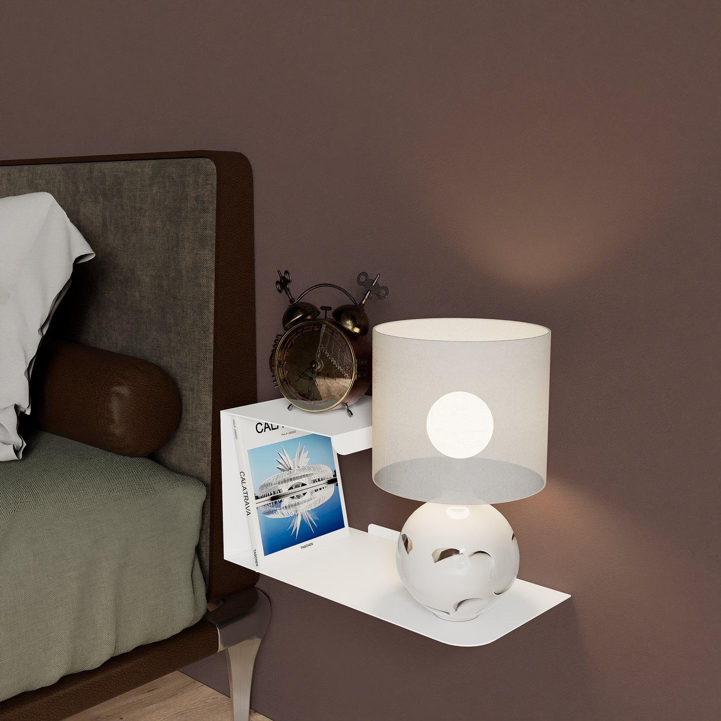 Minimalist Metal Wall Shelf – L Shape Design