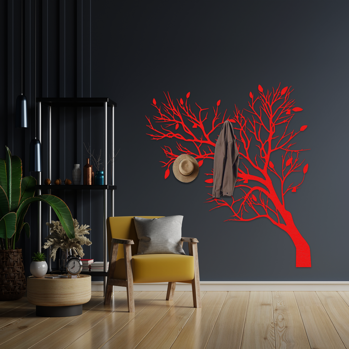 Large Gold Branch Wall Art