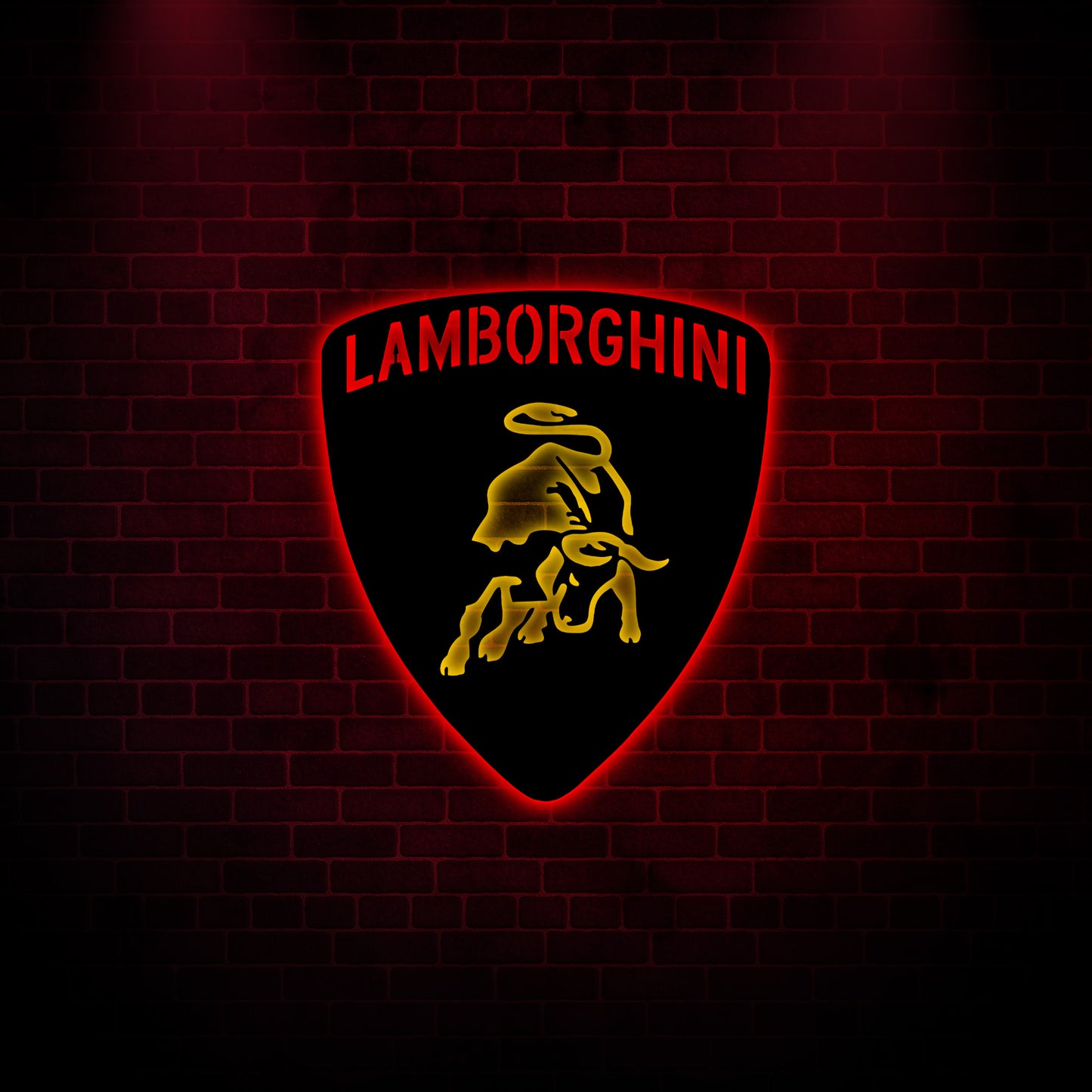 Lamborghini Metal Wall Decor