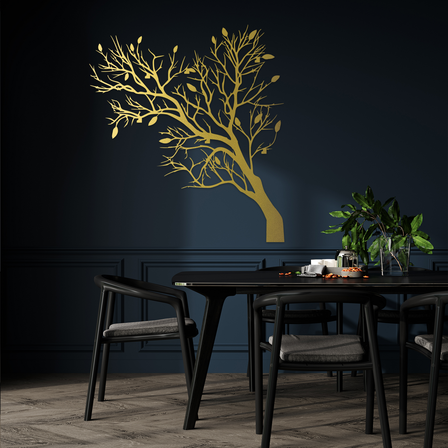 Large Gold Branch Wall Art