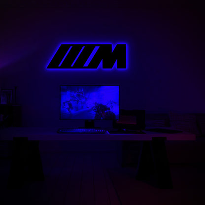 M Power Metal Wall Decor