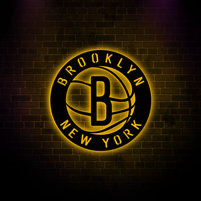 Brooklyn New York Metal Wall Decor