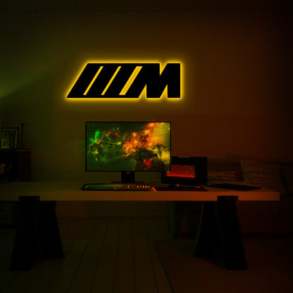 M Power Metal Wall Decor