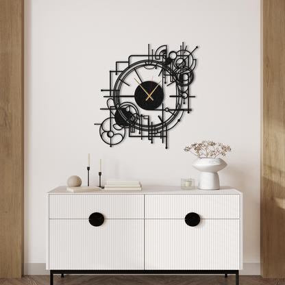 Mechanic Metal Wall Clock