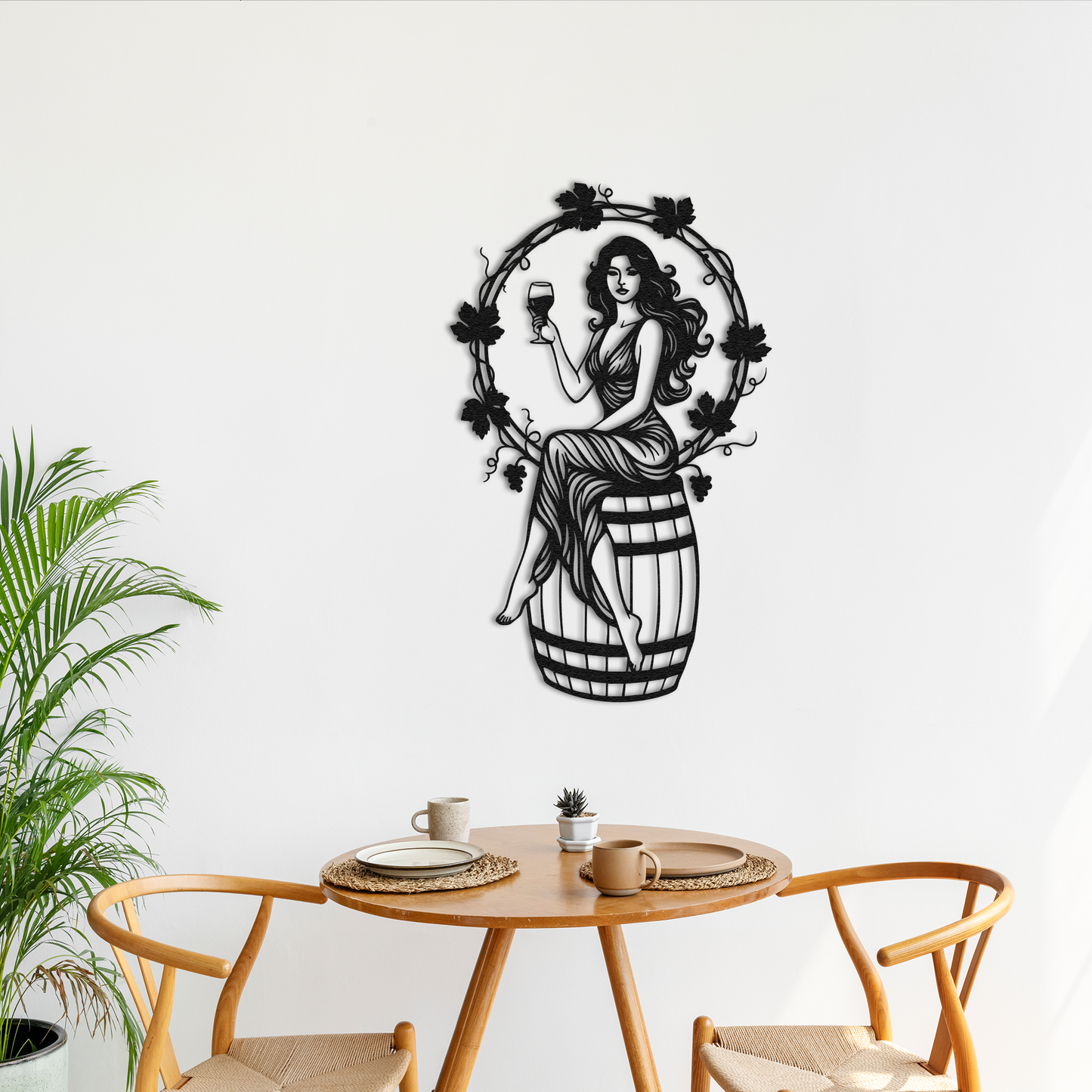 Wine & Woman Wall Decor