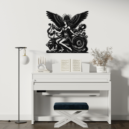 Goddess Metal Wall Art